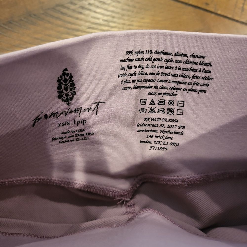Free People Modern Sculpt Leggings Elderberry Brush (Purple) - Picture 8 of 8